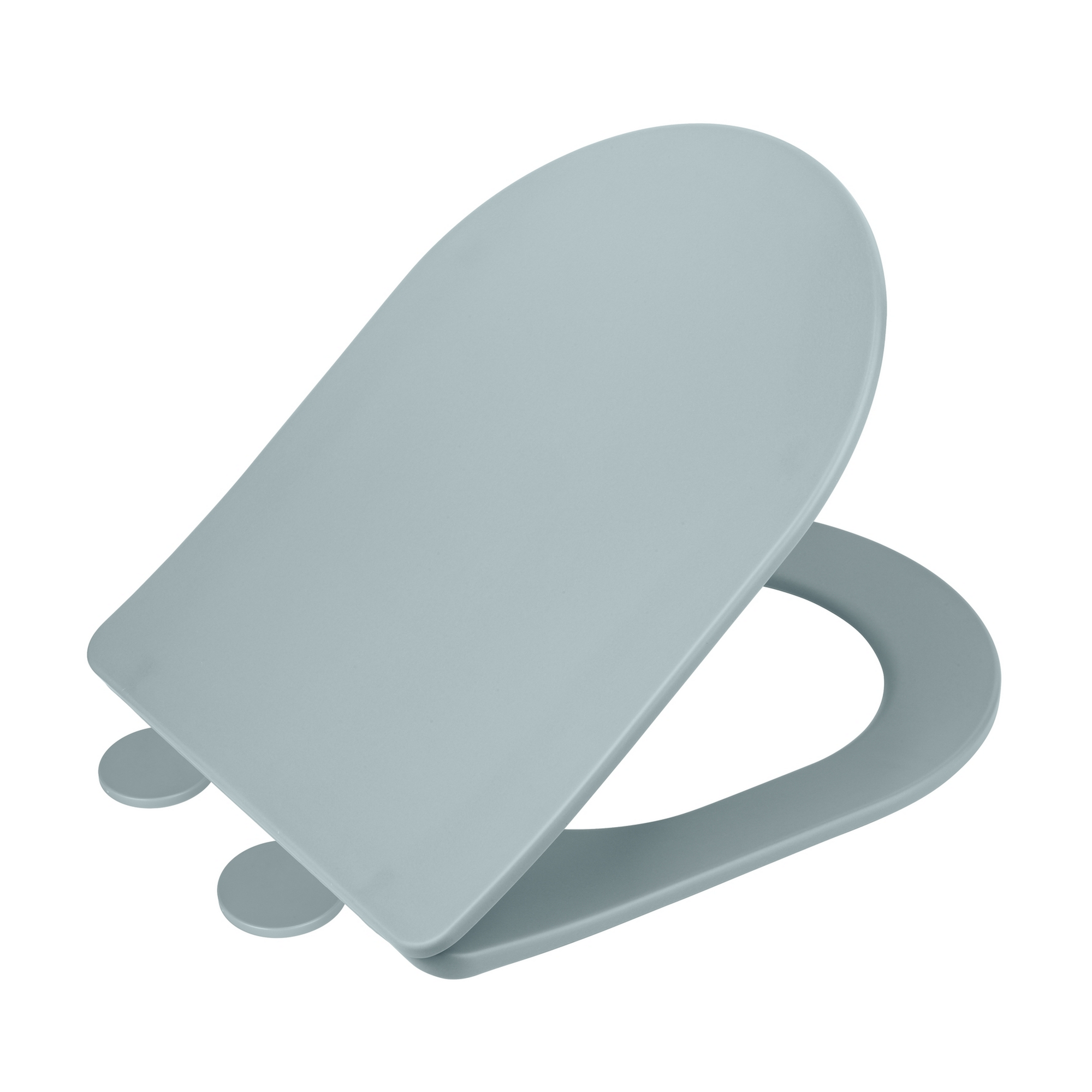 WC-Sitz 'Galati' mit Absenkautomatik blau Duroplast