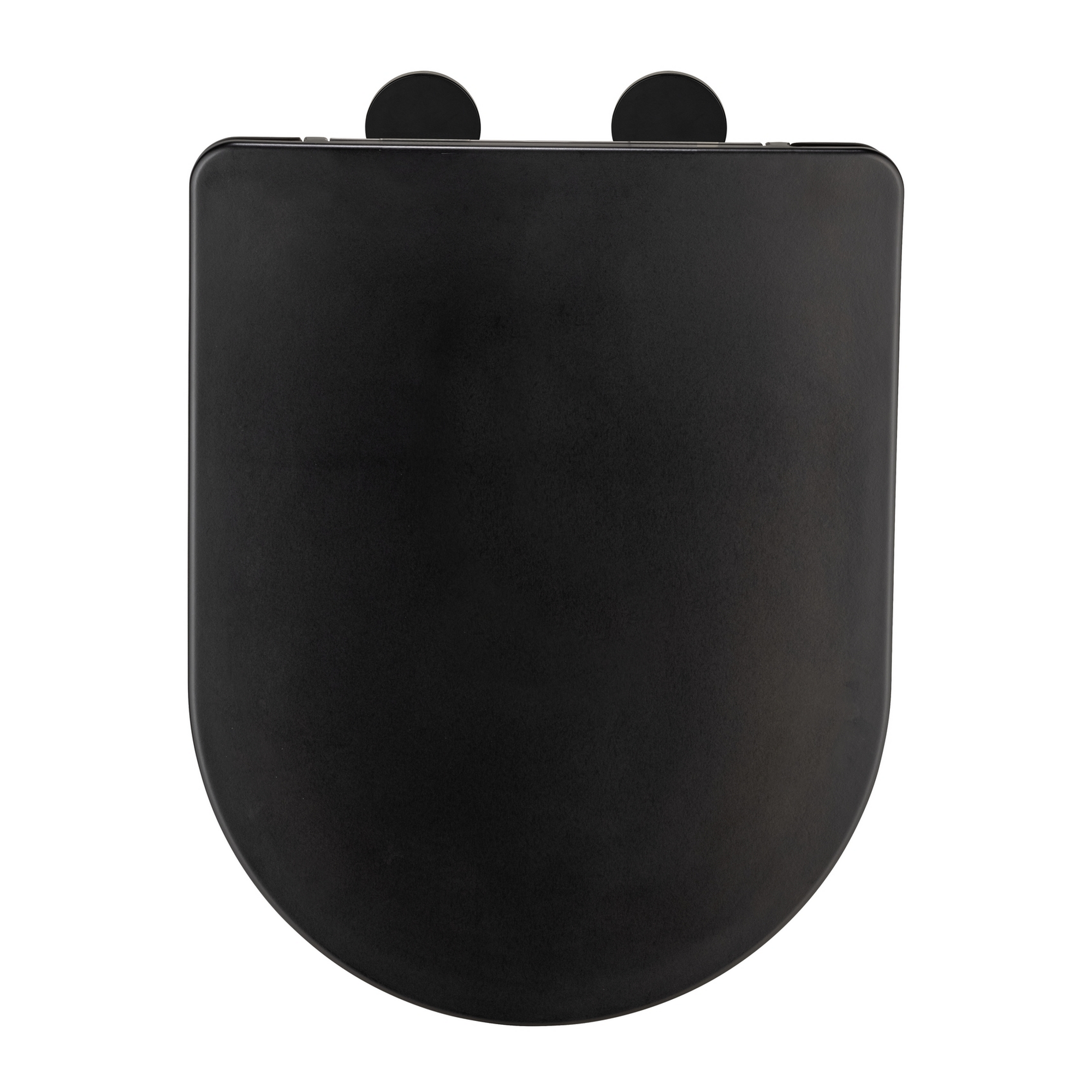 WC-Sitz 'Galati' mit Absenkautomatik schwarz Duroplast