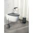 WC-Sitz 'Galati' mit Absenkautomatik anthrazit Duroplast