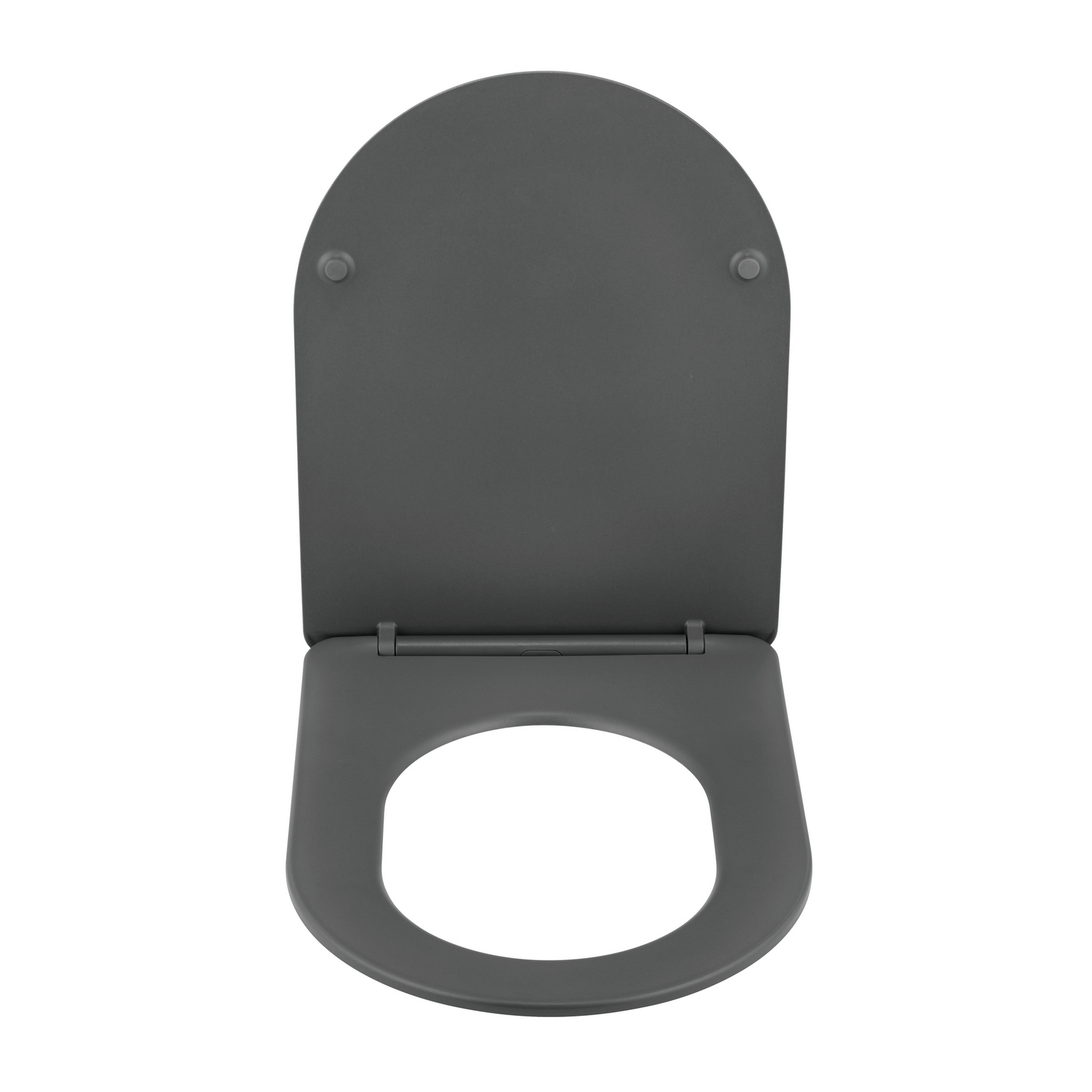 WC-Sitz 'Galati' mit Absenkautomatik anthrazit Duroplast