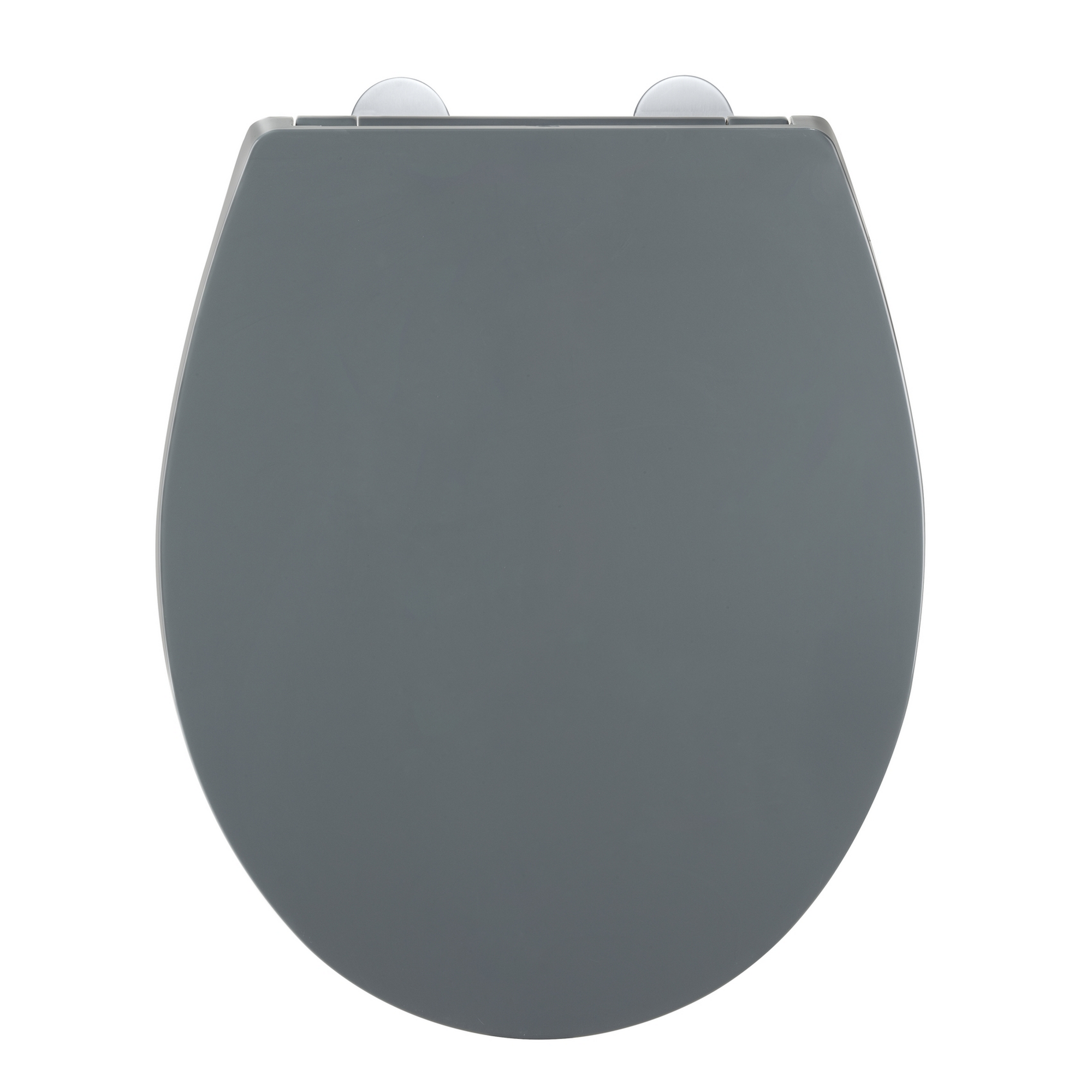 WC-Sitz 'Ostuni' mit Absenkautomatik grau Thermoplast