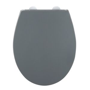 WC-Sitz 'Ostuni' mit Absenkautomatik grau Thermoplast