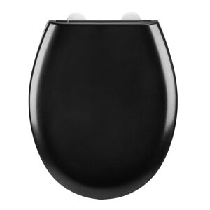 WC-Sitz 'Rieti' mit Absenkautomatik schwarz Duroplast