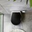 WC-Sitz 'Rieti' mit Absenkautomatik schwarz Duroplast