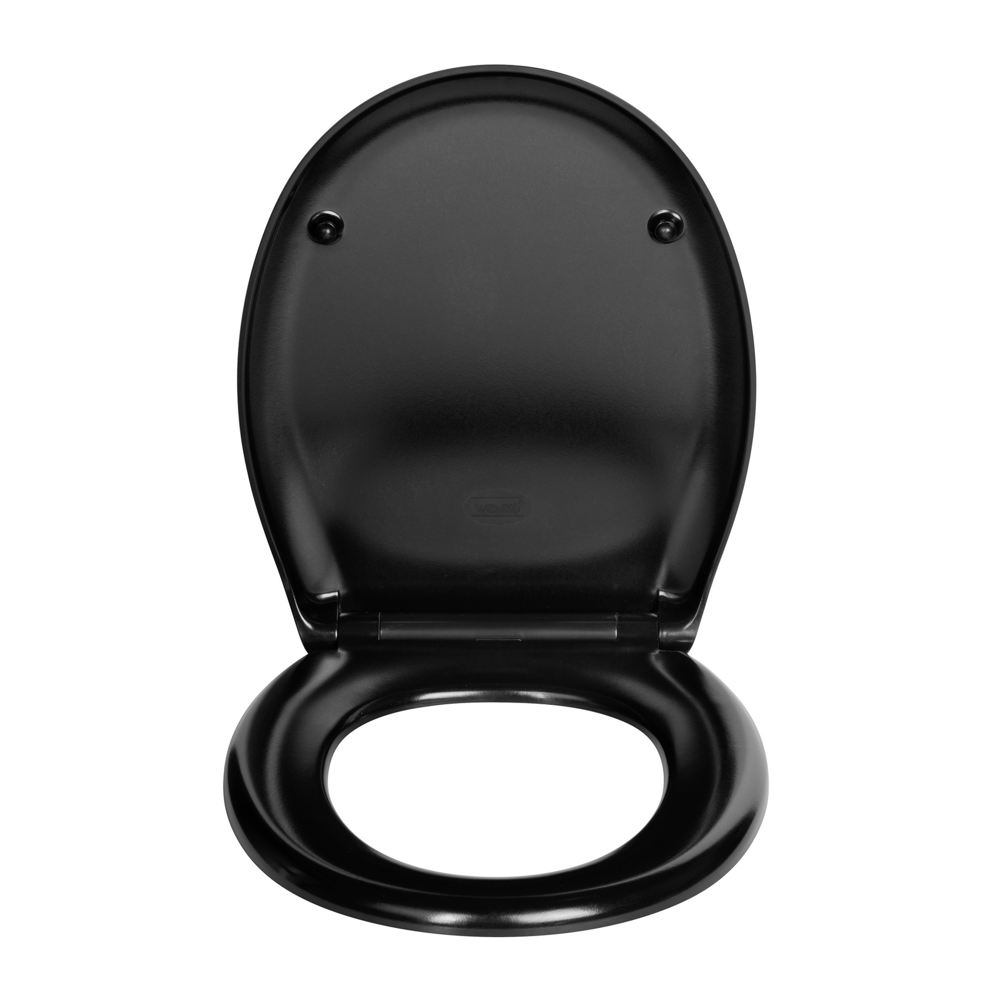 WC-Sitz 'Rieti' mit Absenkautomatik schwarz Duroplast