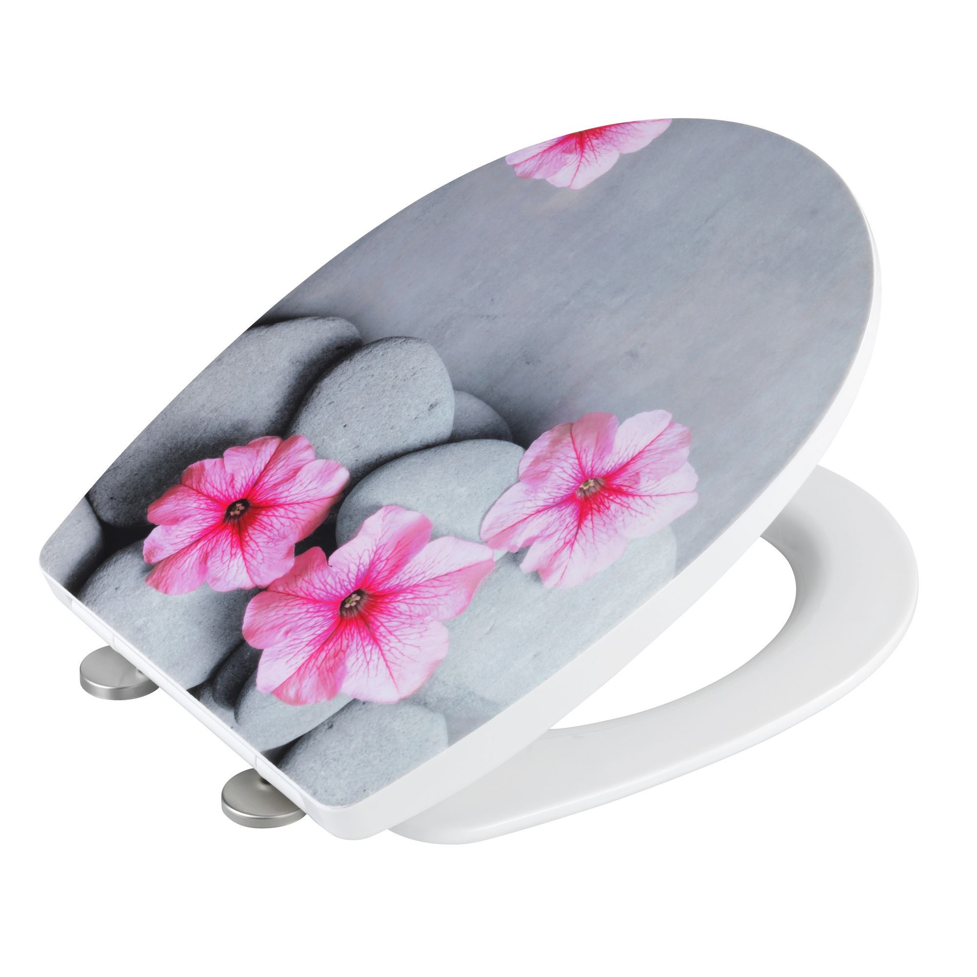 WC-Sitz 'Pretty' mit Absenkautomatik mehrfarbig Thermoplast