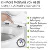 WC-Sitz 'Sereno' mit Absenkautomatik mehrfarbig Thermoplast