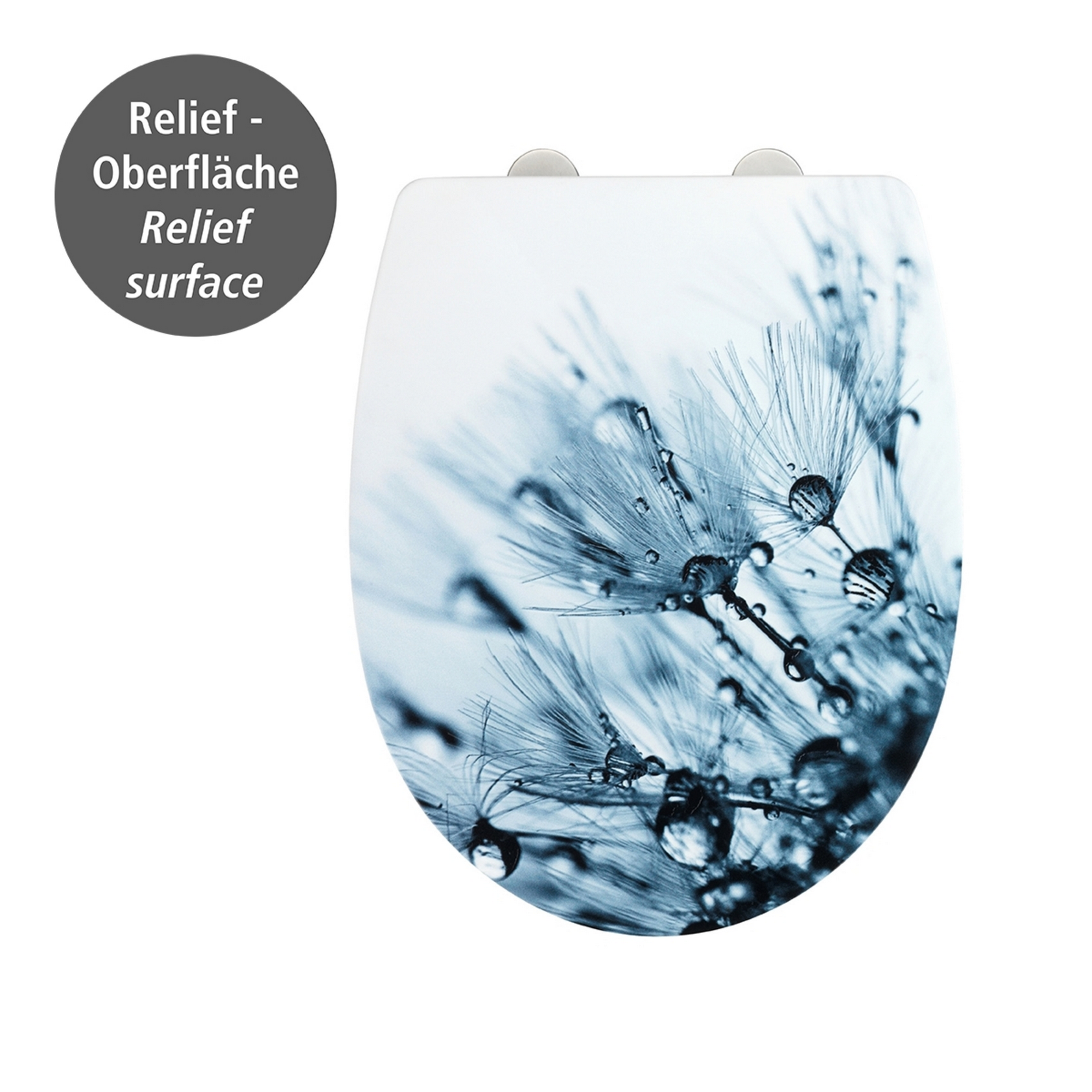 WC-Sitz 'Sereno' mit Absenkautomatik mehrfarbig Thermoplast