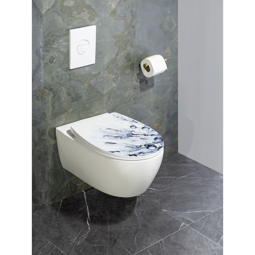 WC-Sitz 'Sereno' mit Absenkautomatik mehrfarbig Thermoplast
