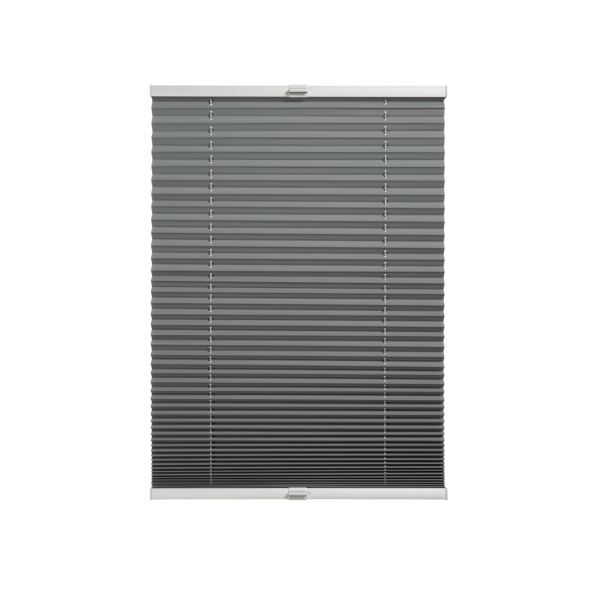 Thermo-Plissee 'Ella' grau 40 x 130 cm