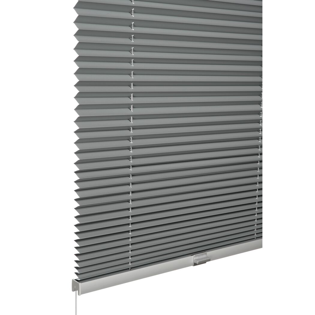 Thermo-Plissee 'Ella' grau 50 x 130 cm