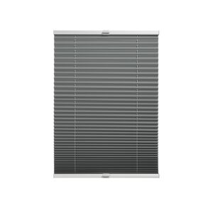 Thermo-Plissee 'Ella' grau 90 x 130 cm