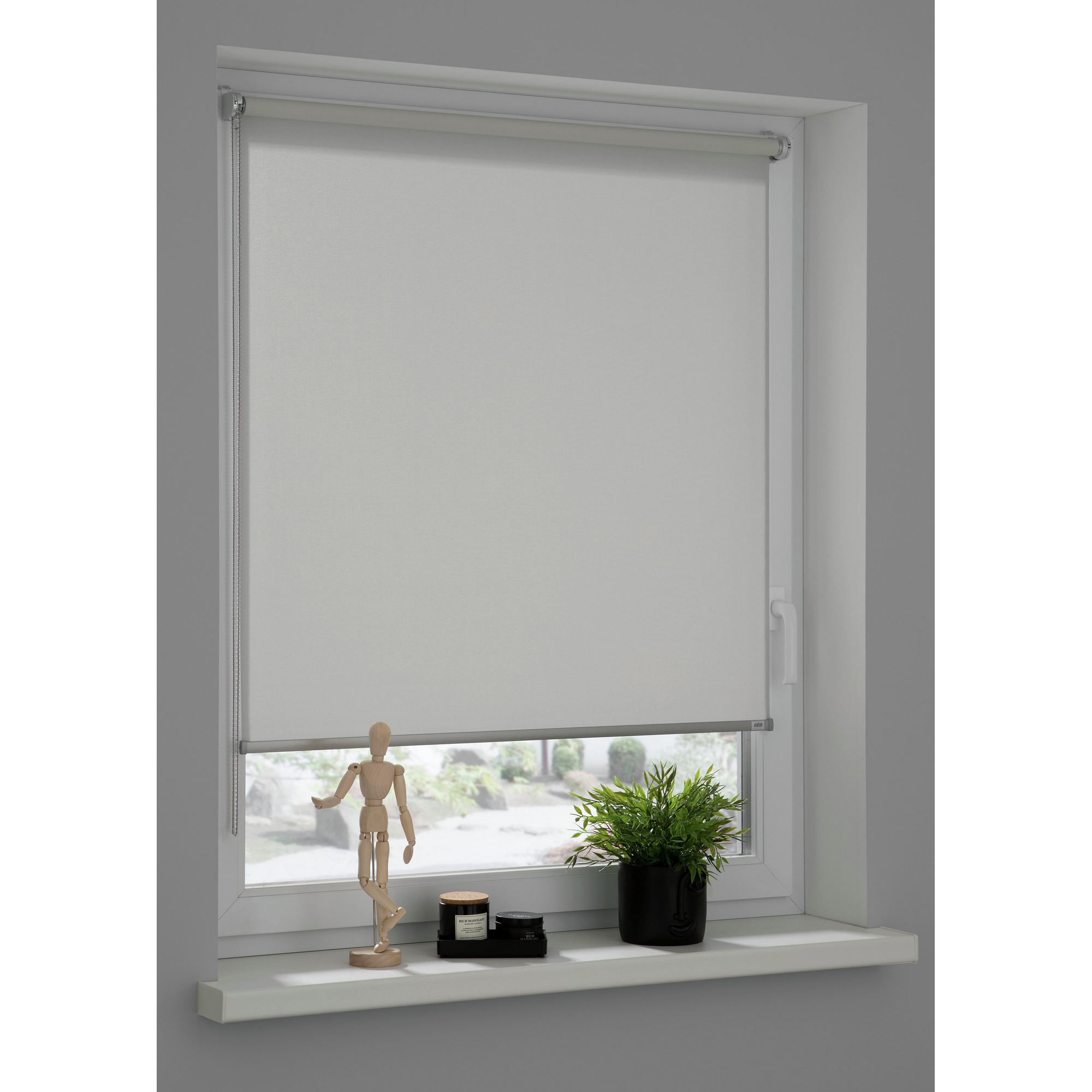 Tageslichtrollo 'Tizia' hellgrau 60 x 150 cm