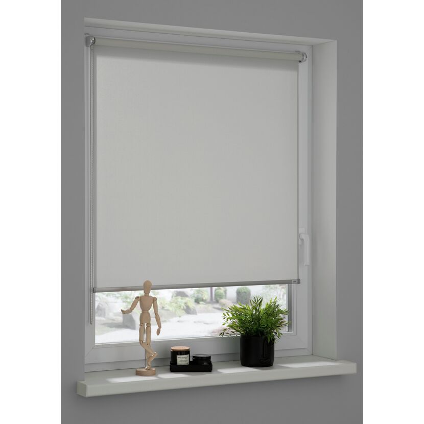 Tageslichtrollo 'Tizia' hellgrau 60 x 150 cm
