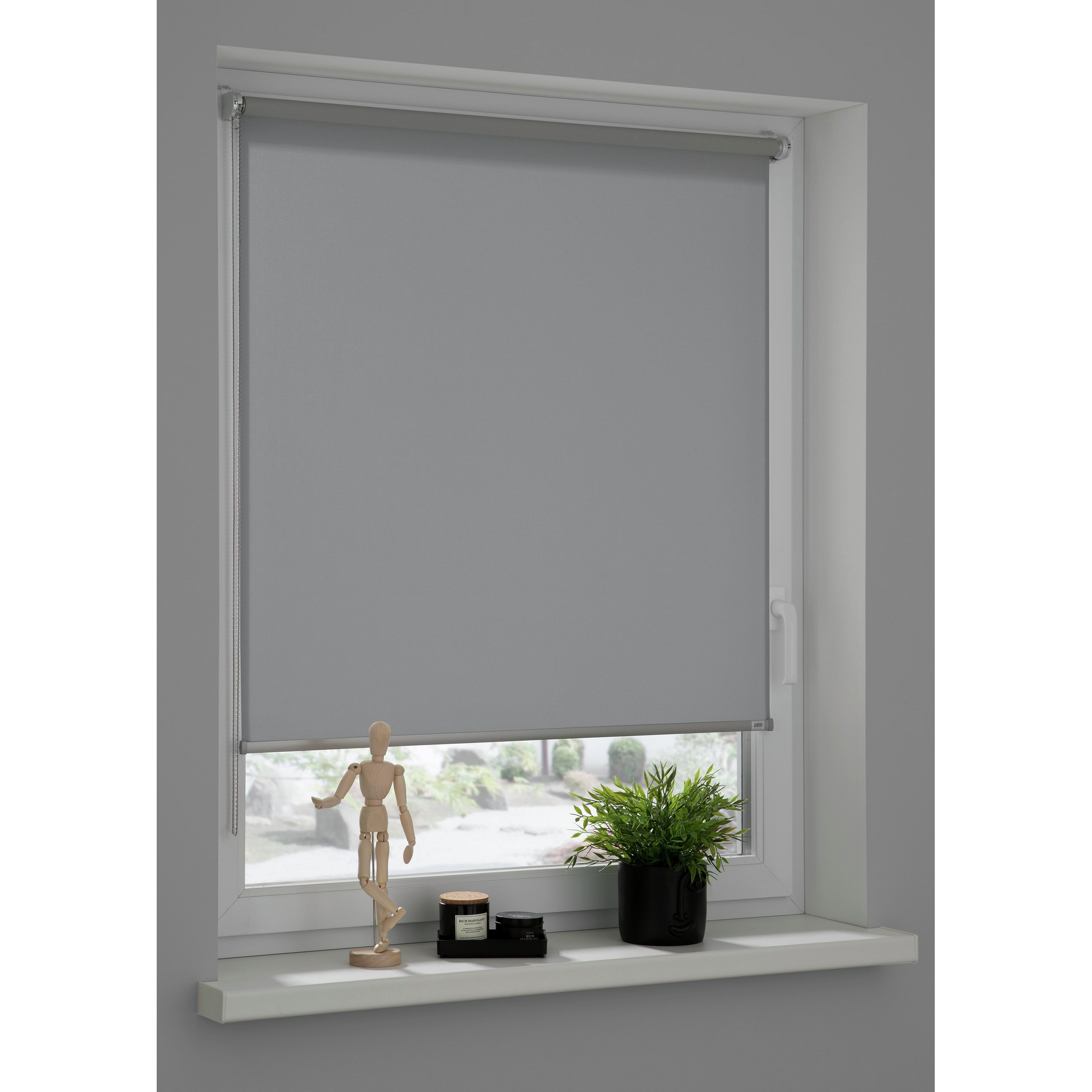 Tageslichtrollo 'Tizia' anthrazit 80 x 210 cm