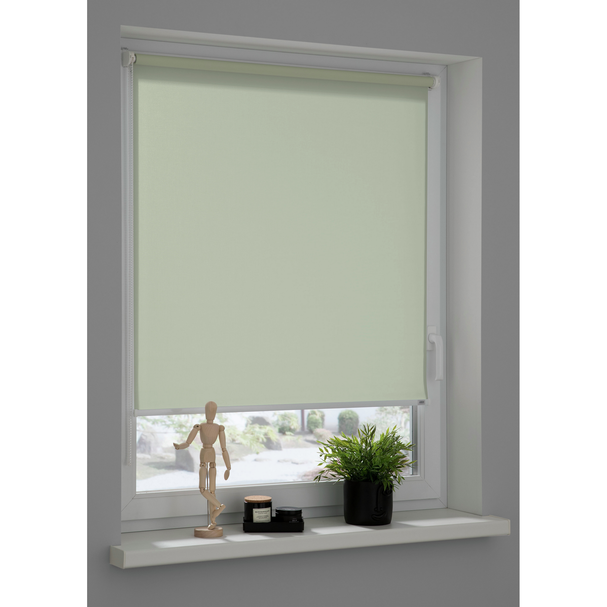 Tageslichtrollo 'Tizia' grün 80 x 210 cm