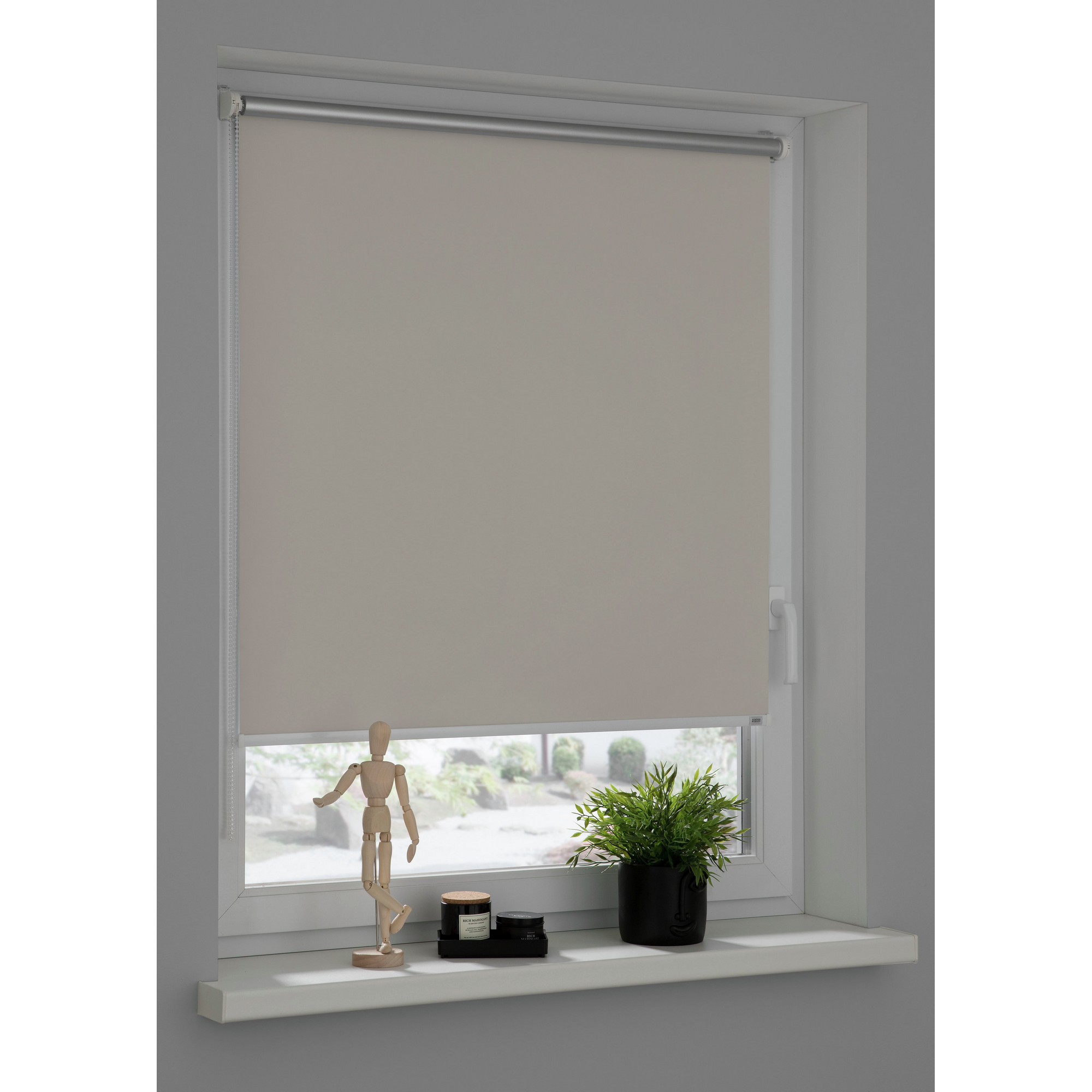 Thermo-Rollo 'Martha' beige 120 x 150 cm