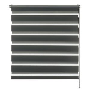 Doppelrollo 'Tilda' grau 60 x 150 cm