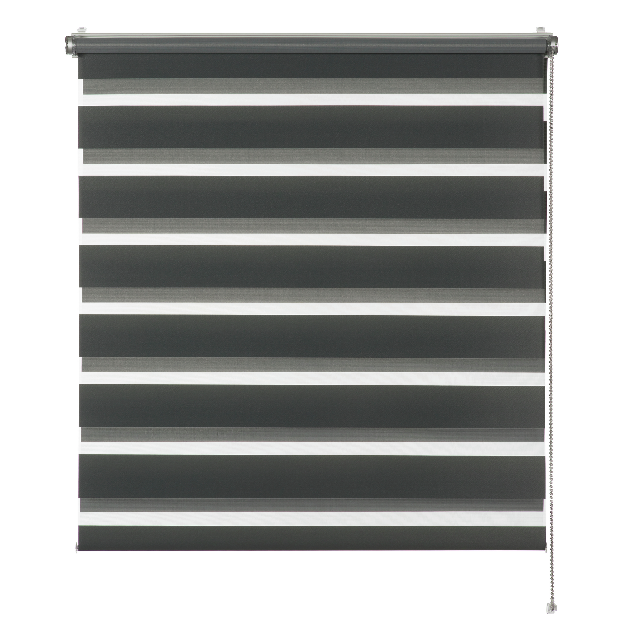 Doppelrollo 'Tilda' grau 80 x 210 cm