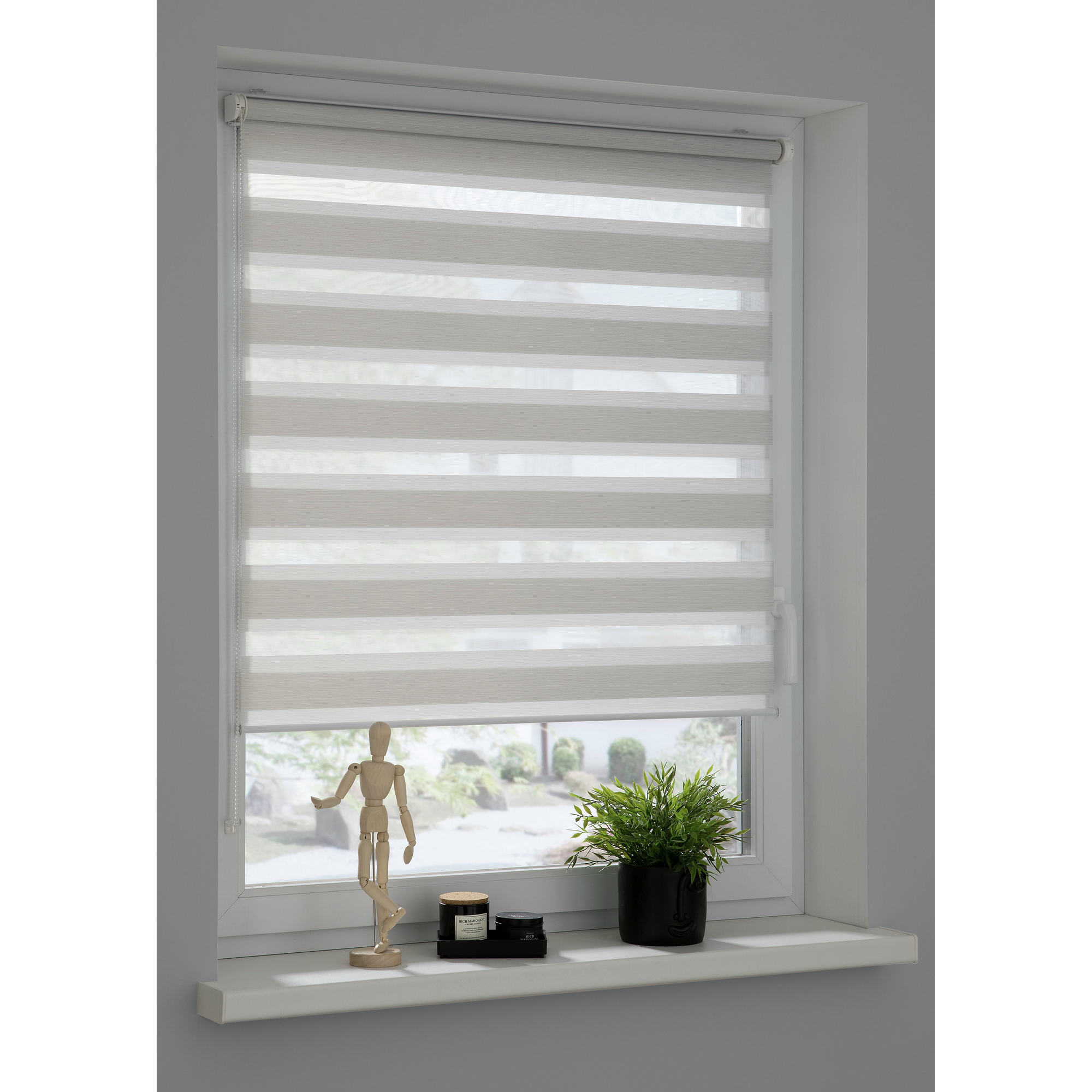 Doppelrollo 'Tilda' beige 60 x 150 cm