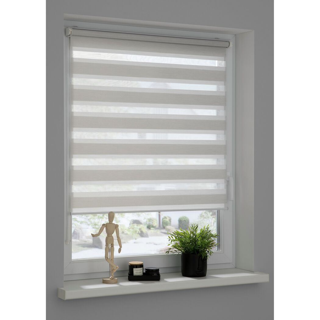 Doppelrollo 'Tilda' beige 60 x 150 cm
