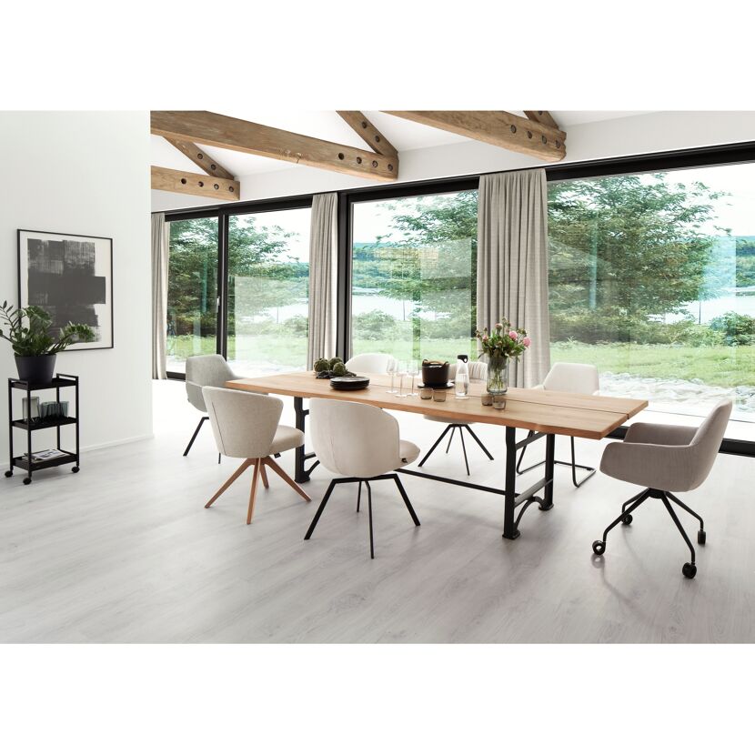Vorhangschiene 'Emilia' Aluminium mattschwarz 230 cm