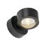 LED-Wandleuchte 'Chia' schwarz 2-flammig 9,3 x 9,3 x 12,5 cm