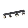 LED-Spot Kulu 4-flammig warmweiß