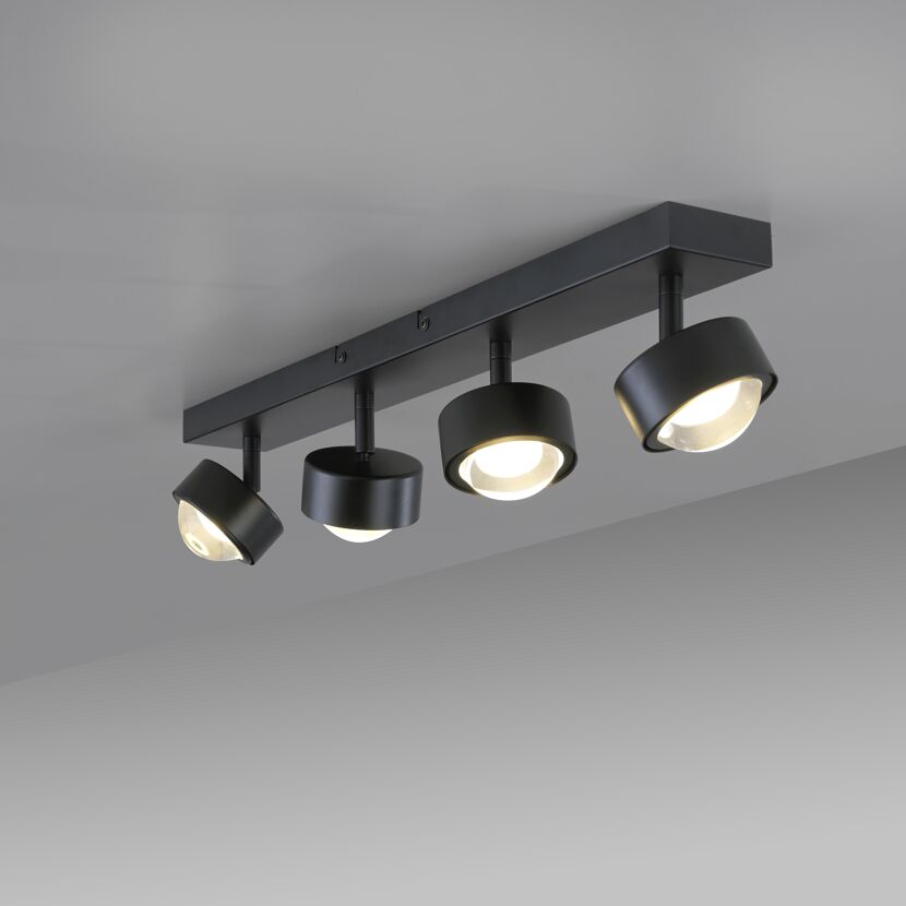 LED-Deckenleuchte 'Tavoli' sandfarben 1-flammig Ø 28,5 cm