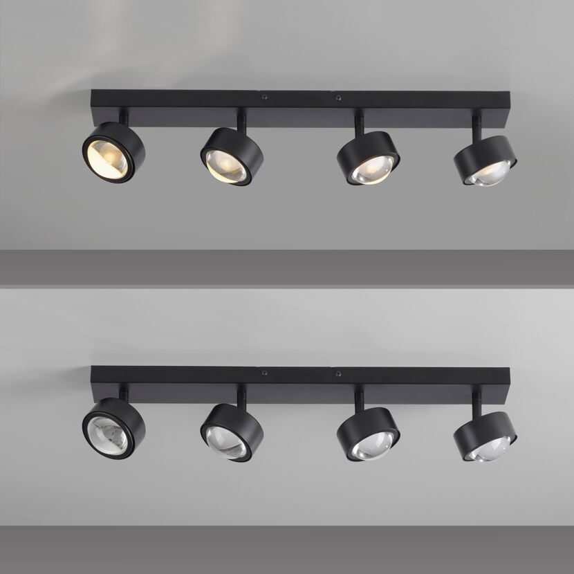 LED-Deckenleuchte 'Tavoli' sandfarben 1-flammig Ø 28,5 cm