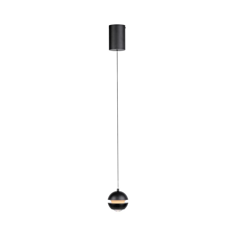Pendelleuchte 'Lini' schwarz Ø 10 cm 1-flammig