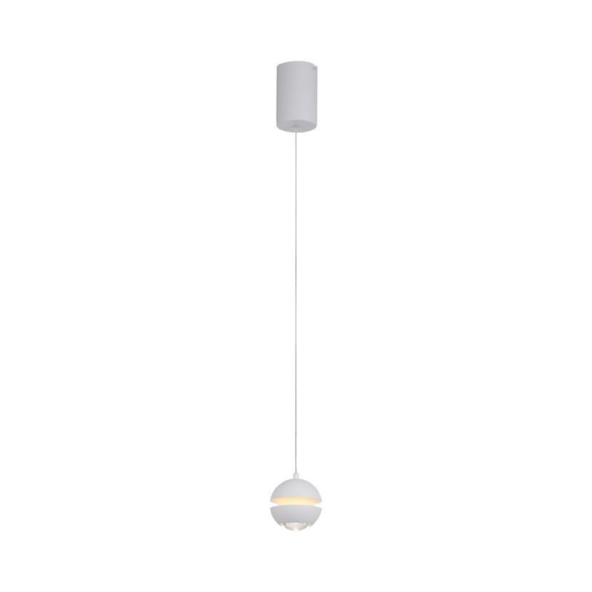 Pendelleuchte 'Lini' weiß Ø 10 cm 1-flammig
