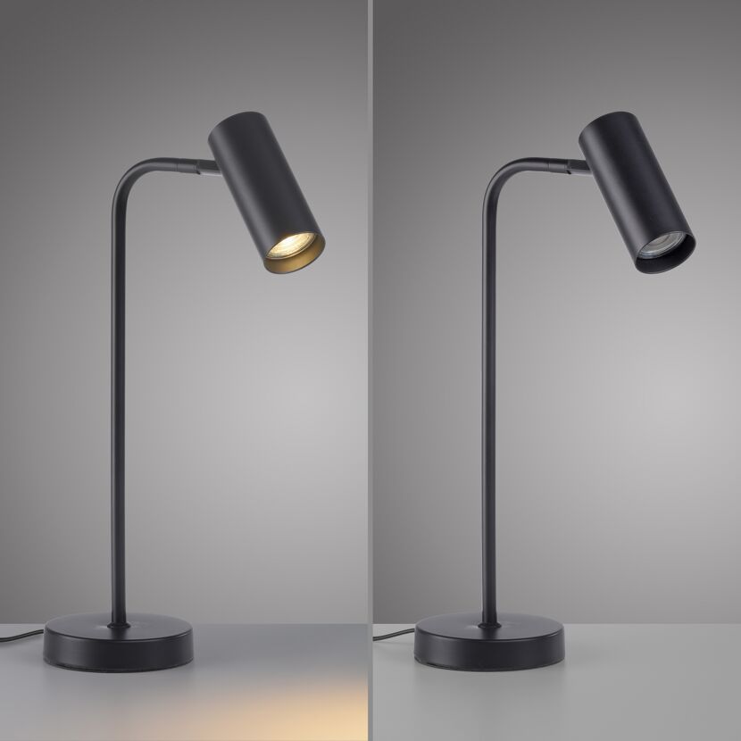 LED-Tischleuchte 'Rik' schwarz 46 cm