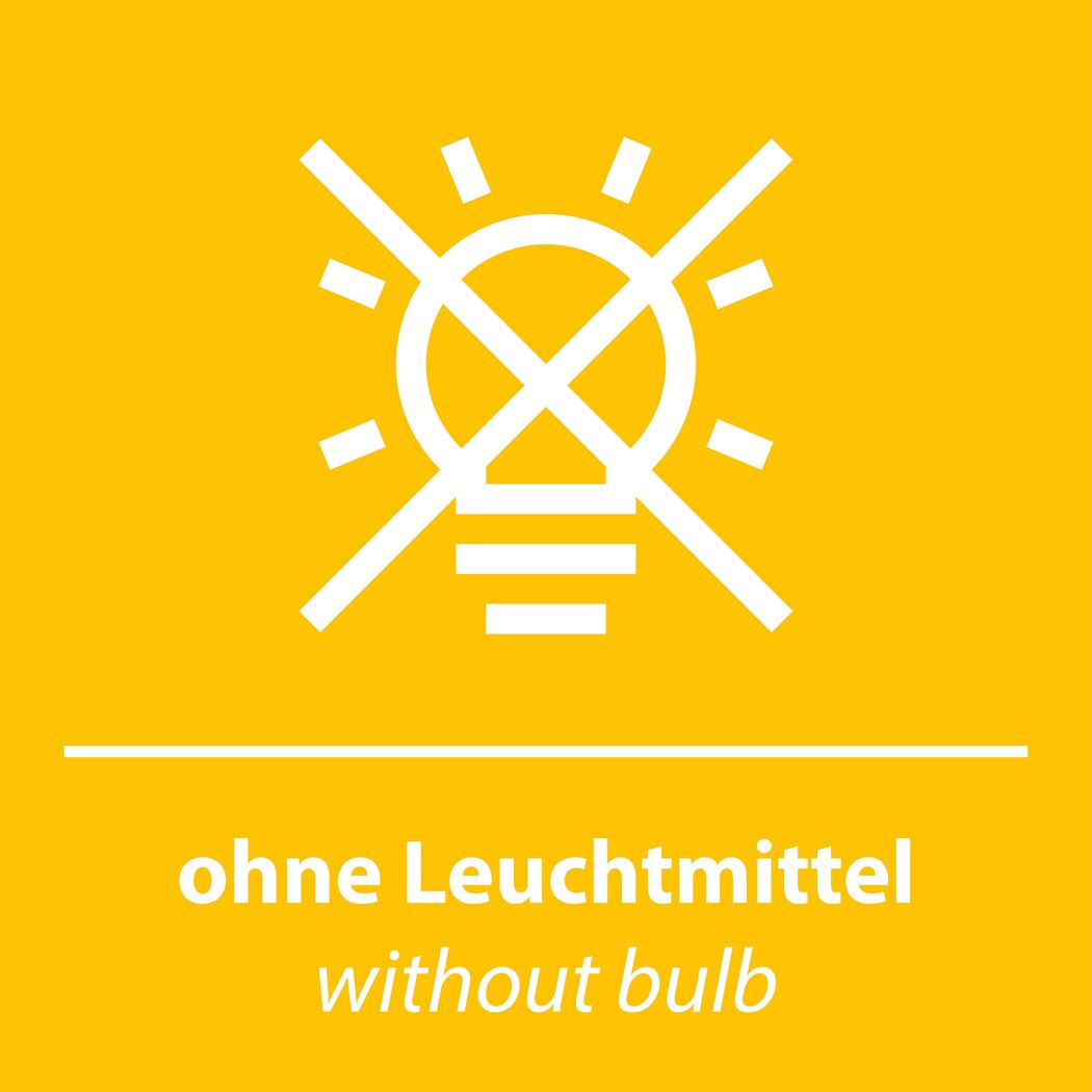 Symbol: Leuchtmittel nicht enthalten