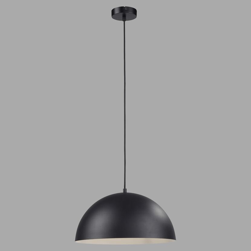 Pendelleuchte 'Ali' schwarz Ø 38 cm 1-flammig