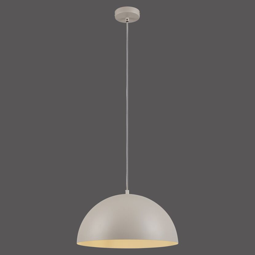 Pendelleuchte 'Ali' sandfarben Ø 38 cm 1-flammig