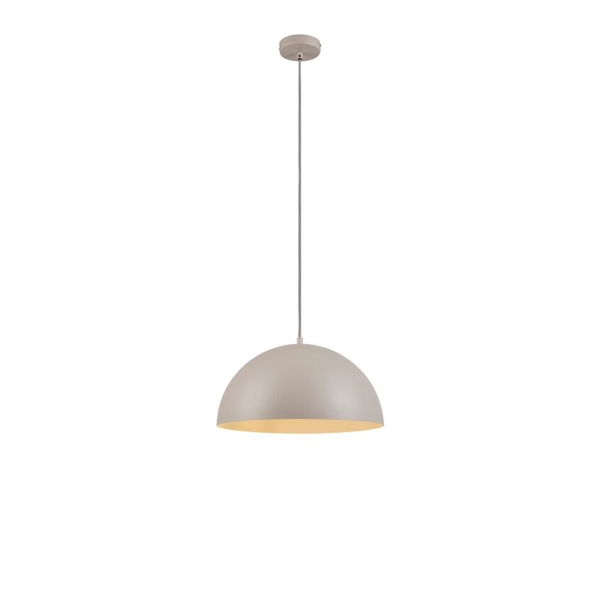 Pendelleuchte 'Ali' sandfarben Ø 38 cm 1-flammig