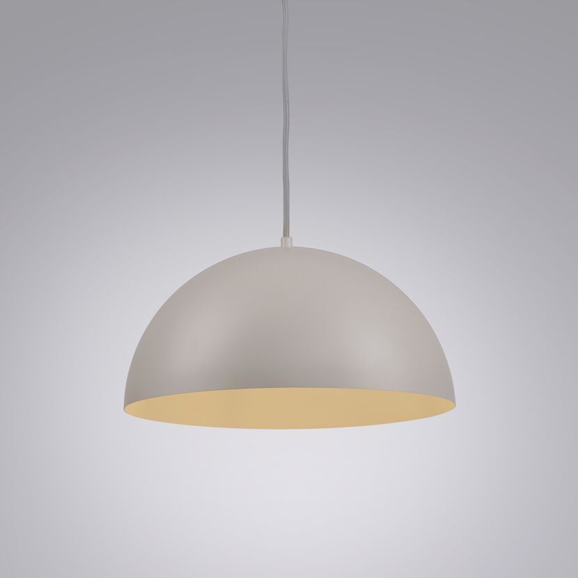 Pendelleuchte 'Ali' sandfarben Ø 38 cm 1-flammig