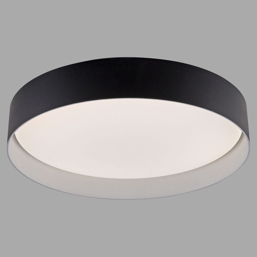 LED-Deckenleuchte 'Tavoli' schwarz 1-flammig Ø 39 cm