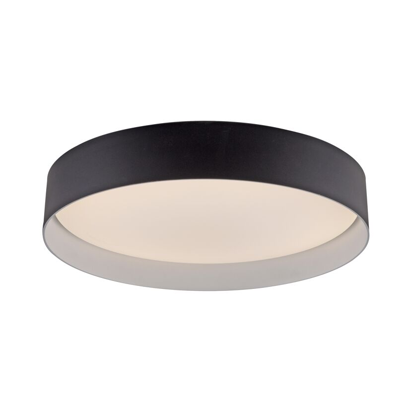 LED-Deckenleuchte 'Tavoli' schwarz 1-flammig Ø 39 cm