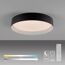 LED-Deckenleuchte 'Tavoli' schwarz 1-flammig Ø 39 cm