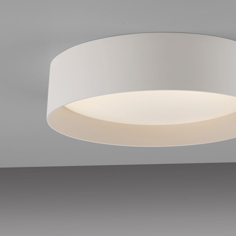 LED-Deckenleuchte 'Tavoli' sandfarben 1-flammig Ø 28,5 cm