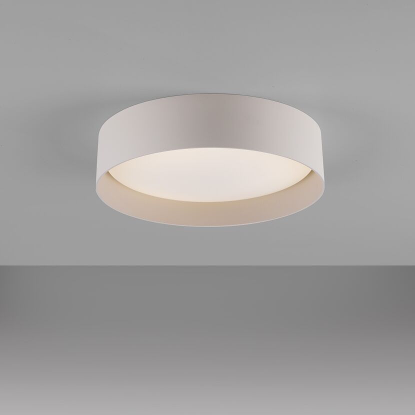 LED-Deckenleuchte 'Tavoli' sandfarben 1-flammig Ø 28,5 cm