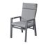 Gartenstuhlset 'Romina' Aluminium schwarz 2-teilig