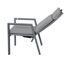 Gartenstuhlset 'Romina' Aluminium schwarz 2-teilig