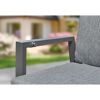 Gartenstuhlset 'Romina' Aluminium schwarz 2-teilig