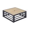 Beistelltisch 'Carina' Stahl/Holz 60 x 25 x 60 cm