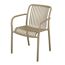 Gartenstuhl 'Frida' stapelbar Kunststoff beige 53 x 81 x 55 cm