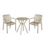 Gartentisch 'Frida' Stahl beige Ø 60 x 71 cm