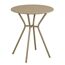 Gartentisch 'Frida' Stahl beige Ø 60 x 71 cm